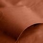 Linge de lit - Drap Plat 100% Coton 240 x 300 cm Paprika - COTON PUR
