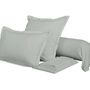 Bed linens - Percale Bolster Case 45 x 185 cm Pure Combed Cotton Long Fibers 80 Thread Count/cm² Pearl - COTON PUR