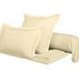 Bed linens - Percale Bolster Case 45 x 185 cm Pure Combed Long Staple Cotton 80 Thread Count/cm² Ivory - COTON PUR