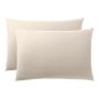 Linge de lit - Taie d'oreiller 100% Coton 50 x 70 cm Sable - COTON PUR