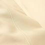Linge de lit - Drap Plat Percale 240 x 300 cm Pur Coton Peigné Longues Fibres 80 Fils/cm² Ivoire - COTON PUR