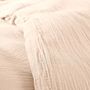 Linge de lit - Parure de Couette Gaze de Coton 260 x 240 cm + 2 Taies d'oreiller 65 x 65 cm Naturel - COTON PUR