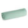 Bed linens - Percale Fitted Sheet 200 x 200 cm Pure Combed Long Fiber Cotton 80 Threads/cm² Celadon - COTON PUR