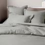 Linge de lit - Housse de couette Percale 240 x 220 cm Pur Coton Peigné Longues Fibres 80 Fils/cm² Perle - COTON PUR