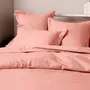 Bed linens - Percale duvet cover 240 x 220 cm Pure Combed Cotton Long Staples 80 Thread Count/cm² Powder Pink - COTON PUR