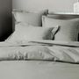 Linge de lit - Housse de couette Percale 240 x 220 cm Pur Coton Peigné Longues Fibres 80 Fils/cm² Ardoise - COTON PUR