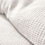 Bed linens - Duvet set 260x240cm + 2 pillowcases 65X65cm honeycomb Snow - COTON PUR