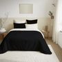 Linge de lit - Pack Complet Housse de couette Bicolore 240 x 260 cm - Drap housse 180 x 200 cm King Size - 100% Coton 57 Fils - COTON PUR