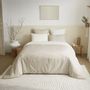 Bed linens - Complete Pack Two-tone duvet cover 220 x 240 cm - Fitted sheet 160 x 200 cm - 100% Cotton 57 threads - COTON PUR