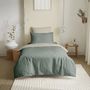 Bed linens - Complete Pack Two-tone duvet cover 140 x 200 cm - Fitted sheet 90 x 190 cm - 100% Cotton 57 thread count - COTON PUR