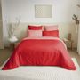 Linge de lit - Pack Complet Housse de couette Bicolore 220 x 240 cm - Drap housse 140 x 190 cm - 100% Coton 57 Fils - COTON PUR