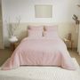 Bed linens - Complete Pack Single Color Duvet Cover 240 x 260 cm - Fitted Sheet 180 x 200 cm King Size - 100% Cotton 57 Thread Count - COTON PUR