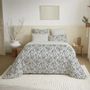 Linge de lit - Pack Complet Housse de couette Imprimé 220 x 240 cm - Drap housse 160 x 200 cm - 100% Coton 57 Fils - COTON PUR
