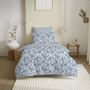 Linge de lit - Pack Complet Housse de couette Imprimé 140 x 200 cm - Drap housse 90 x 190 cm - 100% Coton 57 Fils - COTON PUR