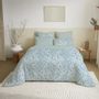 Linge de lit - Pack Complet Housse de couette Imprimé 220 x 240 cm - Drap housse 140 x 190 cm - 100% Coton 57 Fils - COTON PUR