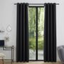 Curtains and window coverings - Blackout Curtain 140 x 260 cm Truffle - COTON PUR