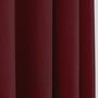 Rideaux et voilages - Paire de Rideaux À Œillets "Effet Lin" 140 x 260 cm Moonlight deco Lie de Vin - COTON PUR
