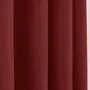 Curtains and window coverings - Pair of “Linen Effect” Eyelet Curtains 140 x 260 cm Moonlight Cherry deco - COTON PUR