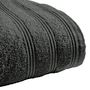 Serviettes de bain - Serviette de Toilette "Spa" 100% Coton 50 x 100 cm Ardoise - COTON PUR