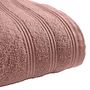 Serviettes de bain - Serviette de Toilette "Spa" 100% Coton 50 x 100 cm Vieux Rose - COTON PUR