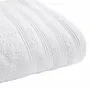 Serviettes de bain - Drap de Douche "Spa" 100% Coton 70 x 140 cm Neige - COTON PUR