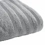 Bath towels - Shower Towel "Spa" 100% Cotton 70 x 140 cm Pearl - COTON PUR