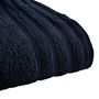 Bath towels - "Spa" Bath Sheet 100% Cotton 90 x 150 cm Midnight Blue - COTON PUR