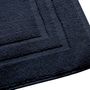 Autres linges de bain - Tapis de Bain "Spa" 100% Coton 50 x 80 cm Bleu Nuit - COTON PUR