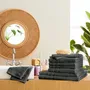Other bath linens - Sponge Pack 10 Pieces "Spa" 100% Cotton Slate - COTON PUR