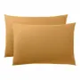 Linge de lit - Taie d'oreiller 100% Coton 50 x 70 cm Miel - COTON PUR