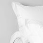 Linge de lit - Taie d'oreiller Percale 50 x 70 cm Pur Coton Peigné Longues Fibres 80 Fils/cm² Neige - COTON PUR