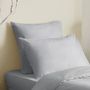 Linge de lit - Pack Complet Housse de couette Unicolore 140 x 200 cm - Drap housse 90 x 190 cm - 100% Coton 57 Fils - COTON PUR