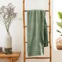 Bath towels - "Spa" Bath Towel 100% Cotton 90 x 150 cm Rosemary - COTON PUR