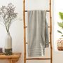 Bath towels - "Spa" Bath Towel 100% Cotton 90 x 150 cm Sand - COTON PUR