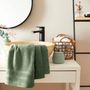 Serviettes de bain - Serviette de Toilette "Spa" 100% Coton 50 x 100 cm Romarin - COTON PUR