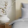 Linge de lit - Pack Complet Housse de couette Unicolore 140 x 200 cm - Drap housse 90 x 190 cm - 100% Coton 57 Fils - COTON PUR