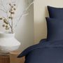 Linge de lit - Pack Complet Housse de couette Unicolore 140 x 200 cm - Drap housse 90 x 190 cm - 100% Coton 57 Fils - COTON PUR