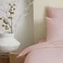 Linge de lit - Pack Complet Housse de couette Unicolore 140 x 200 cm - Drap housse 90 x 190 cm - 100% Coton 57 Fils - COTON PUR