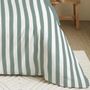 Linge de lit - Pack Complet Housse de couette Imprimé 220 x 240 cm - Drap housse 140 x 190 cm - 100% Coton 57 Fils - COTON PUR