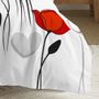 Linge de lit - Pack Complet Housse de couette Imprimé 140 x 200 cm - Drap housse 90 x 190 cm - 100% Coton 57 Fils - COTON PUR