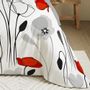 Linge de lit - Pack Complet Housse de couette Imprimé 240 x 260 cm - Drap housse 180 x 200 cm King Size - 100% Coton 57 Fils - COTON PUR