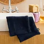 Other bath linens - Set of 2 "Spa" Washcloths 100% Cotton 15 x 21 cm Midnight Blue - COTON PUR