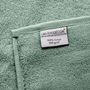 Serviettes de bain - Serviette de Toilette "Spa" 100% Coton 50 x 100 cm Menthe - COTON PUR