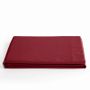 Linge de lit - Drap Plat 100% Coton 240 x 300 cm Grenat - COTON PUR