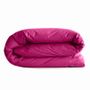 Linge de lit - Housse de couette 100% Coton 240 x 220 cm Magenta - COTON PUR