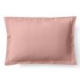 Bed linens - Percale Pillowcase 50 x 70 cm Pure Combed Long Staple Cotton 80 Thread Count/cm² Powder Pink - COTON PUR