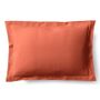 Linge de lit - Taie d'oreiller Percale 50 x 70 cm Pur Coton Peigné Longues Fibres 80 Fils/cm² Terracotta - COTON PUR