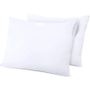 Linge de lit - Lot de 2 Proteges Oreiller Éponge Imperméable Anti-Acariens 50 x 70 cm - COTON PUR