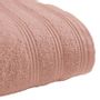 Serviettes de bain - Serviette de Toilette "Spa" 100% Coton 50 x 100 cm Blush - COTON PUR