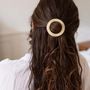 Hair accessories - Ivory round hair clip - BACHCA